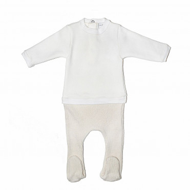 PAINTER ECRU BABY PYJAMA