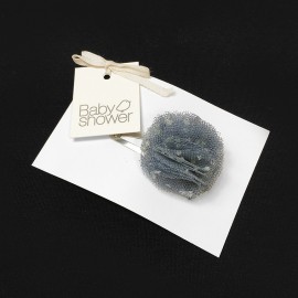 BABYCLIP POMPOM BLUE NIGHT