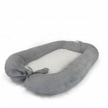 BABYNEST WAFFLE GREY