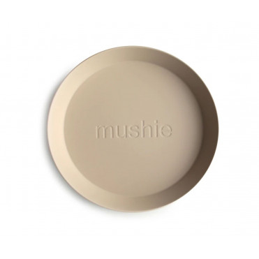 Dos Platos Mushie Round Vanilla