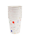 VASOS DE PAPEL COCHES RACING