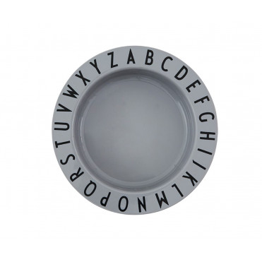 Plato Hondo Tritán Design Gris