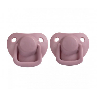 PACK 2 CHUPETES BIBS DUSTY LILAC/HEATHER