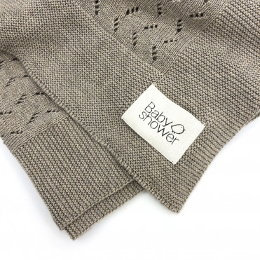 MANTA TRICOT BEIGE