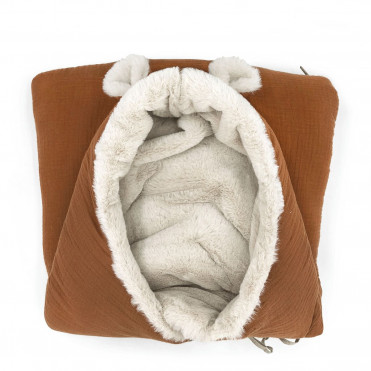 CARAMEL POWDER TEDDY ANGEL NEST