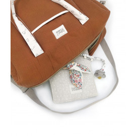 SAC MATERNITÉ CAMILA CARAMEL POWDER