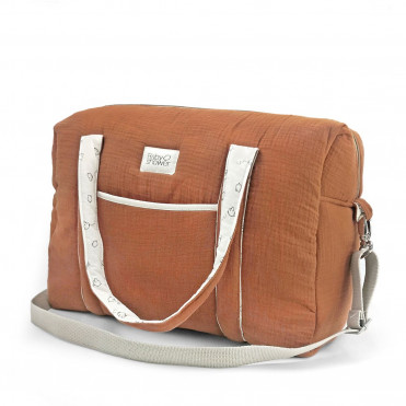 CARAMEL POWDER CAMILA MATERNITY BAG