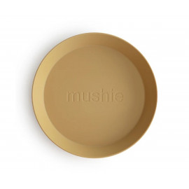 Dos Platos Mushie Round Vanilla