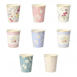 TERRAZO BLUSH PAPER CUPS