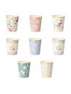 TERRAZO BLUSH PAPER CUPS