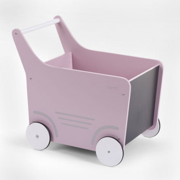 CARRITO ANDADOR JUGUETERO ROSA