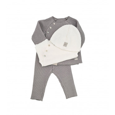 PIJAMITA GREY MUSK ALGODÓN ORGÁNICO