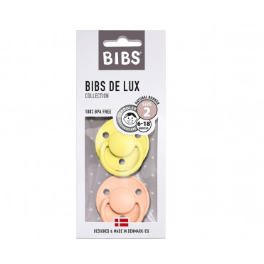 SET 2 TÉTINES BIBS DE LUX  CLOUD/OAK