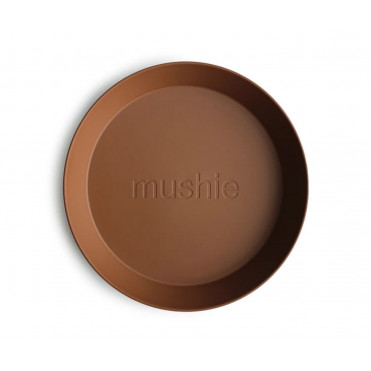 SET 2 PLATES MUSHIE ROUND CARAMEL