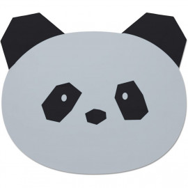 LIEWOOD PANDA GREY PLACE MAT