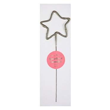 GOLD SPARKLER STAR CANDLE