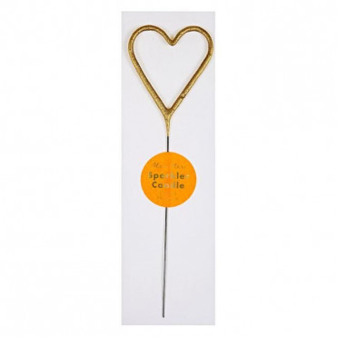 BOUGIE SCINTILLANTE GOLD HEART