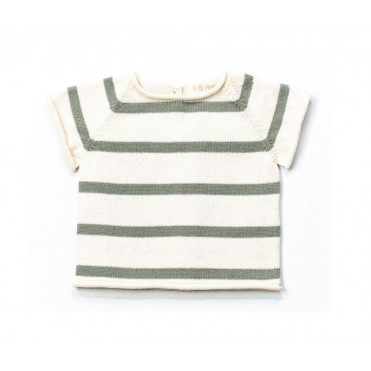 T-SHIRT TRICOT SAGE