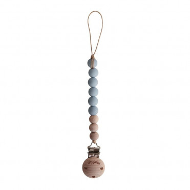 MUSHIE ARI BLUSH PACIFIER CLIP