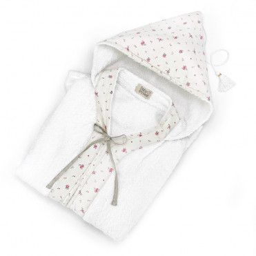VINTAGE BLOOM BATH PONCHO