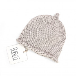 BEIGE NEWBORN BABYHAT