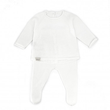 BABY TRICOT WHITE SET